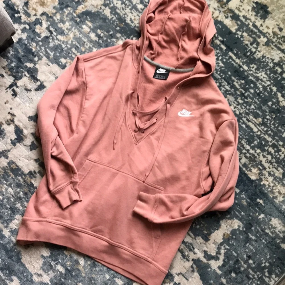 Nike Active Club Lace-Up Hoodie, worn twice